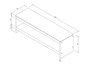 Hanah Home Soporte de TV TV301 en Nogal